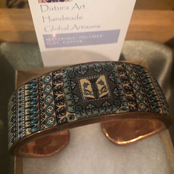 Palm Copper Cuff 2 - Picture 5 of 8